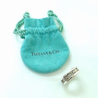 Tiffany & Co. Atlas Ring Silver 925 US 5.5 Women’s Used Accessories
