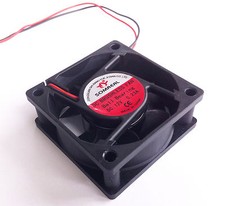 New 12V DC Fan 2Pin Brushless Computer Cooling Fan Dual Ball Bearing 60x60x25mm