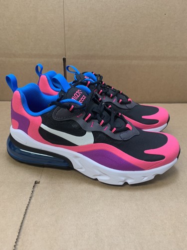 Nike Air Max 270 reaccionar GS Negro/Blanco/Rosa BQ0101-001 7Y/de Mujer de  Juventud de tamaño 8.5 | eBay