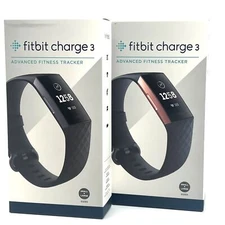 New Fitbit Charge 3 Fitness Activity Tracker Heart Rate Monitor Smartwatch FB409