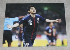 SHINJI KAGAWA SIGNED AUTHENTIC MANCHESTER UNITED 11x14 PHOTO COA JAPAN FUTBOL