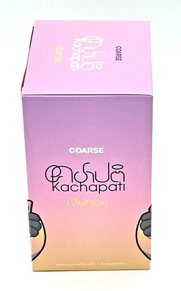 Figura de vinilo sellada Thai Toy Expo LE 200 Coarse Toys x JXP Pink Kachapati 4" nueva en caja Foto 4 de 4