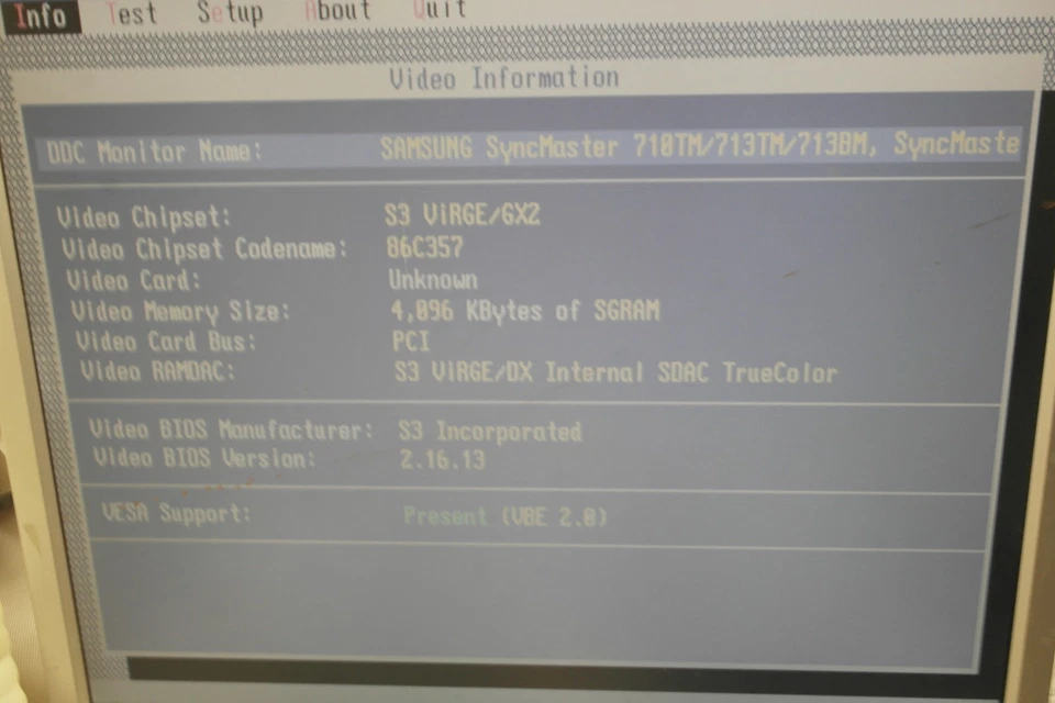 S3 Virge/GX2 86c357 4 MB AGP video graphics VGA card w/o bracket - Image 2 of 4