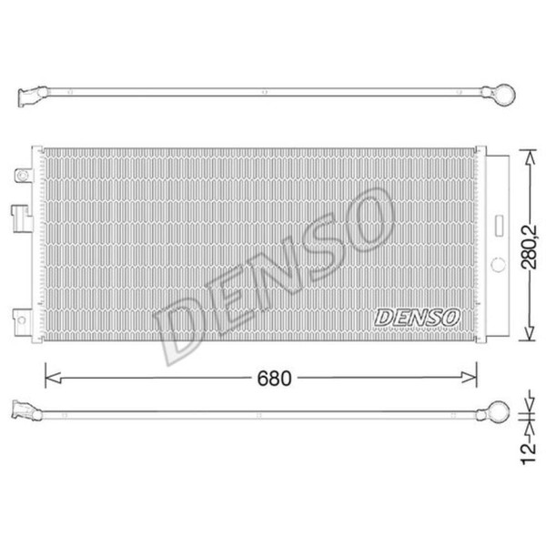 Denso Kondensator Klimaanlage Mit Trockner FüR Opel Corsa E X15 Adam M13-image