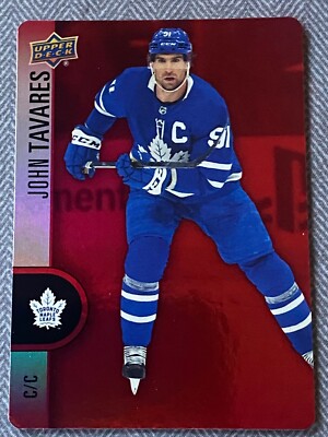 2022 Upper Deck Tim Hortons Collector's Series Red Die-Cuts John Tavares #DC-36