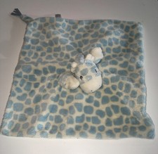 Aurora Baby Blue Giraffe Gigi Lovey Lovie Finger Puppet Rattle Security 13  