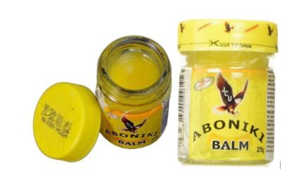 Up to 10 ORIGINAL Aboniki Balm 25g for Cold, Arthritis,Aches & Pains 