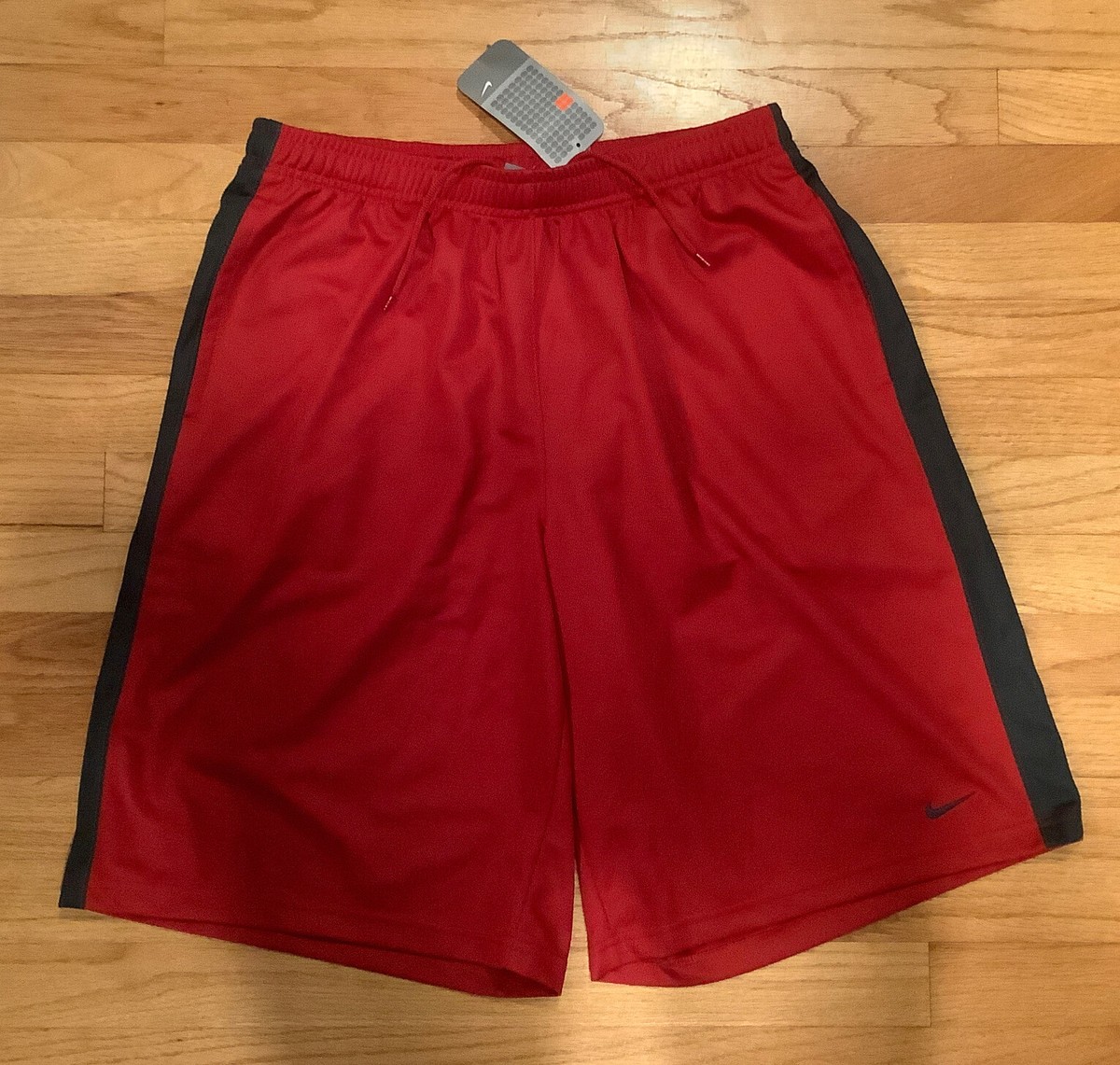 Nike Red Training/Basketball Shorts Color: Red/Dark Grey Men's Size:  X-Large NWT