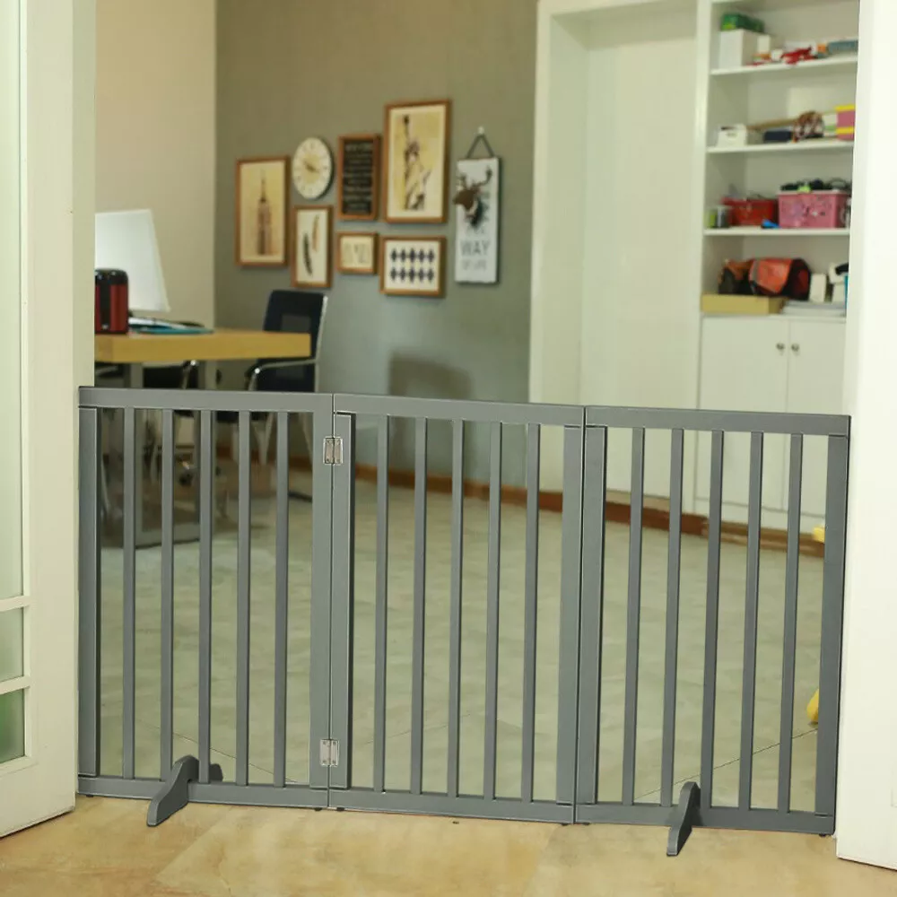 Folding top pet fence
