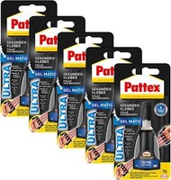 Pattex Sekundenkleber Ultra Matic Gel Gelkleber Alleskleber Klebstoff 5X 3G