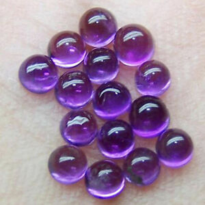 Details about   Natural Fine Quality Amethyst Round Various MM Size Cabochon Loose Gemstone Lot 