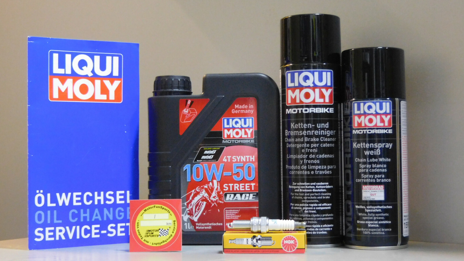 Maintenance Set Beta Alp 125 Inspection Spark Plug Oil Service