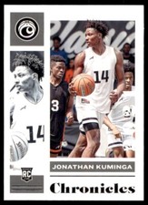 2021-22 Panini Chronicles Draft Picks Jonathan Kuminga RC Golden State Warriors