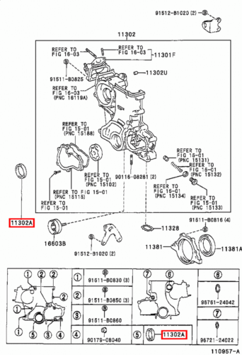 Genuine LandCruiser FZJ80 1FZ 4.5 Petrol Front Timing Cover Crankshaft Oil Seal - Picture 4 of 7