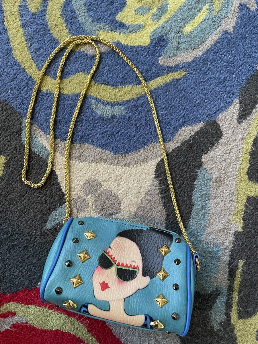 YOUKSHIMWON cross body purse gold chain strap Youk Shim Won