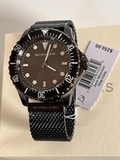 MICHAEL KORS MK9093 Everest Gray Dial Mesh Bracelet Men's Watch BNWT G/Box 250