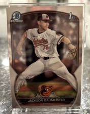 2023 Bowman Chrome Draft Refractor Jackson Baumeister BDC-84 Baltimore Orioles
