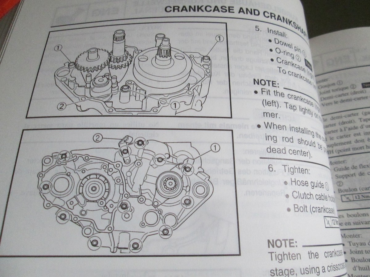2000 WR400F ( M ) Owner's service manual , 5GS-28199-30 | eBay