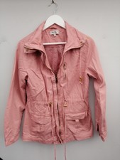 Charlotte Russe Lightweight Cotton Jacket Light Pink Size M