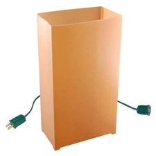 Electric Luminaria Kit Tan Set Of 10