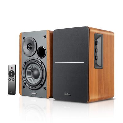 Edifier R1280Ts 2.0 Home Speakers Active Stereo Monitors Dual RCA Input - Wooden