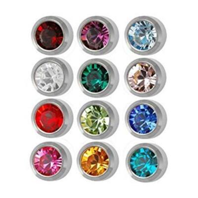 Studex Surgical Steel 4mm Regular Size Ear piercing Earrings studs 12 pair 
