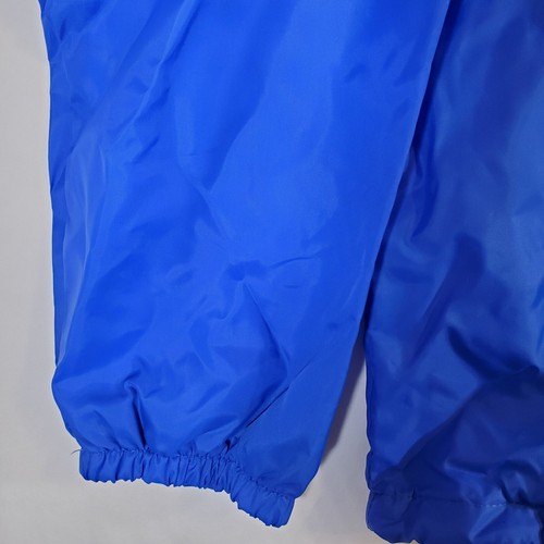 Athletic Works Walmart Blue Nylon VTG 90s XL Snap Athletic Jacket Windbreaker - Picture 12 of 17