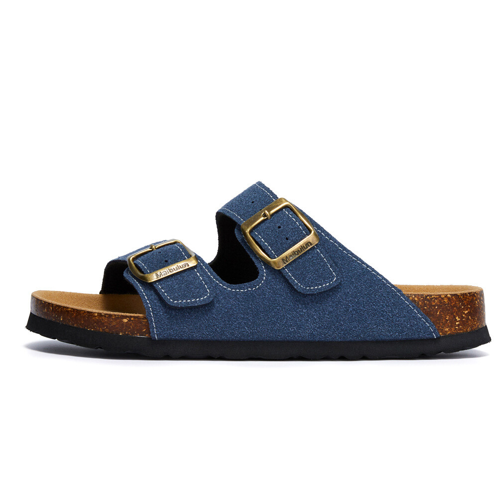 Essentials Damen-Pantoletten Mit Korksohle – Bequeme Slides Für Den Sommer