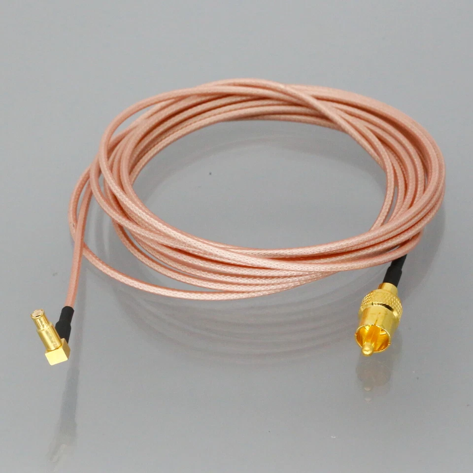6~30" MCX Male right angle Lengthen to RCA Male RG179 75Ω Cable HD-SDI 1080P TV - Image 4 of 4