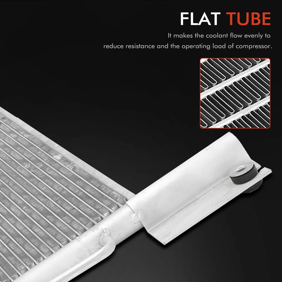 Condensador de aire acondicionado para International Harvester 2554 2574 2654 2674 7400 9300 F2575 Foto 3 de 4