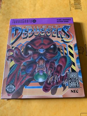 TurboGrafx 16 Silent Debuggers NEU SEALED SEHR SELTEN Turbo Grafx Retro Tg16 Spiel