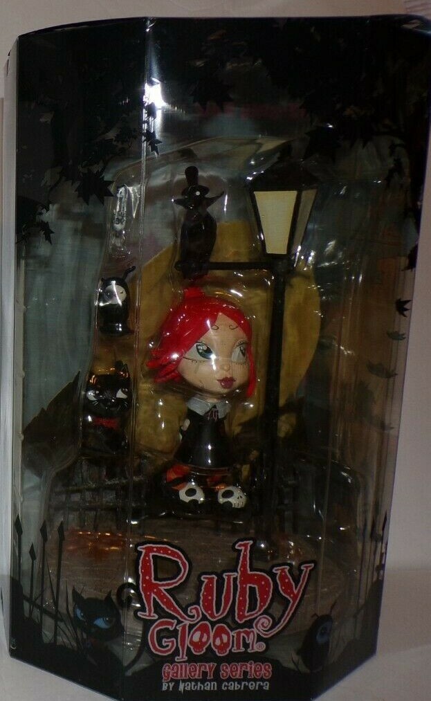 2004 Ruby Gloom Gallery Series Figure Playset By Nathan Cabrera