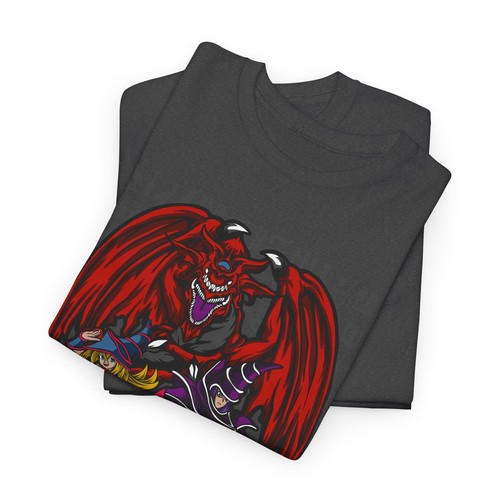 T-shirt ragazza mago oscuro Slifer Kuriboh respiro anime maglietta morbida anni 90 unisex - Foto 46 di 80