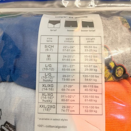 WONDER NATION BOYS SIZE LARGE 10-12 SOFT COTTON VEHICLES BOXER BRIEFS 10PK - Picture 8 of 9