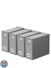 SpaceAid 4 Pack Bed Sheet Organizers and Storage, Foldable Sheet Organizer fo