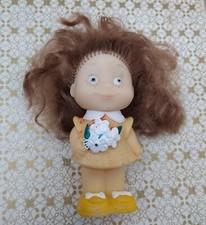 Soft toy girl, doll USSR vintage.
