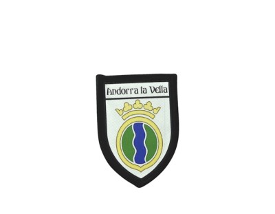 Patch Aufnäher Aufnäher Stickerei Thermoaufkleber Flagge Andorra das Segel