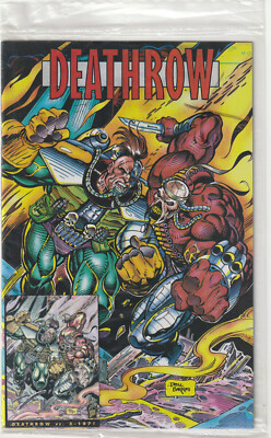   DEATHROW #1 + Trading Card, Heroic Publishing 1993 US-COMICHEFT NEU TOP Z0-1