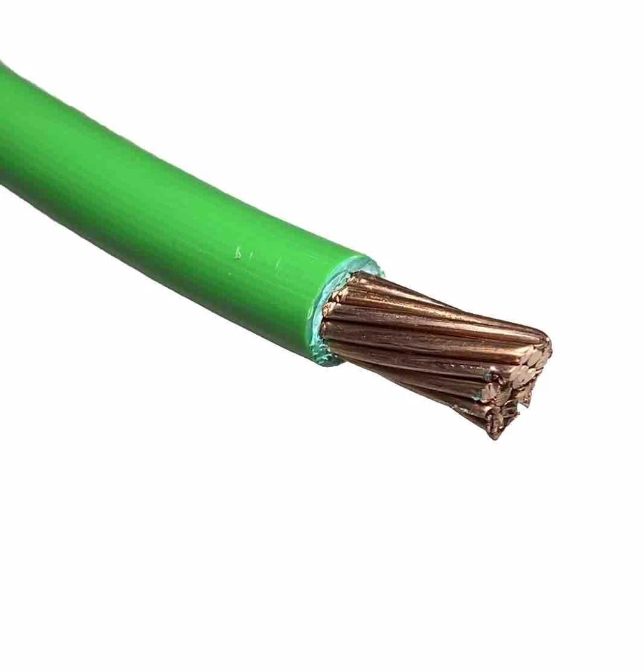 Southwire 2 AWG Stranded Copper THHN THWN-2 Green Building Wire Various Lengths - Image 2 of 4