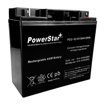 12V 18AH SLA Battery replaces PE12V17 Sealed Lead Acid AGM Replaces 12V 17Ah