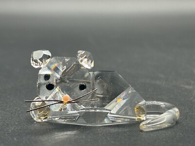 Vintage Iris Arc? Crystal Kitty Cat Figurine