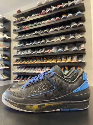 Off-White x Air‎ Jordan 2 Retro SP Low Black Varsity Royal Size 10.5 s-l400.jpg main image 2