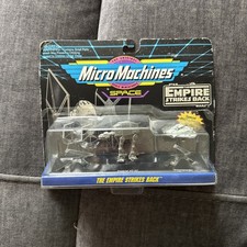 Star Wars 1993 Micro Machines Space Tie Starfighter Imperial AT-AT Snowspeeder