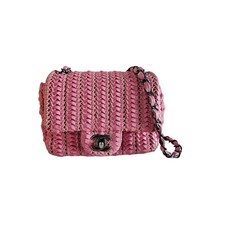 Chanel Pink 2015-16 Paris Seoul Mini Rochet Lambskin Pink Flap Bag