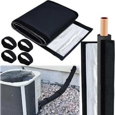 3 Layers HVAC Copper Pipe Insulation Cover Protector Winter Outdoor 