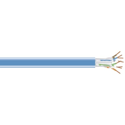 Black Box C5E-CM-SLD-BL BLACK BOX CONNECT BASIC CAT5E BULK CABLES ARE CONSTRUCTE