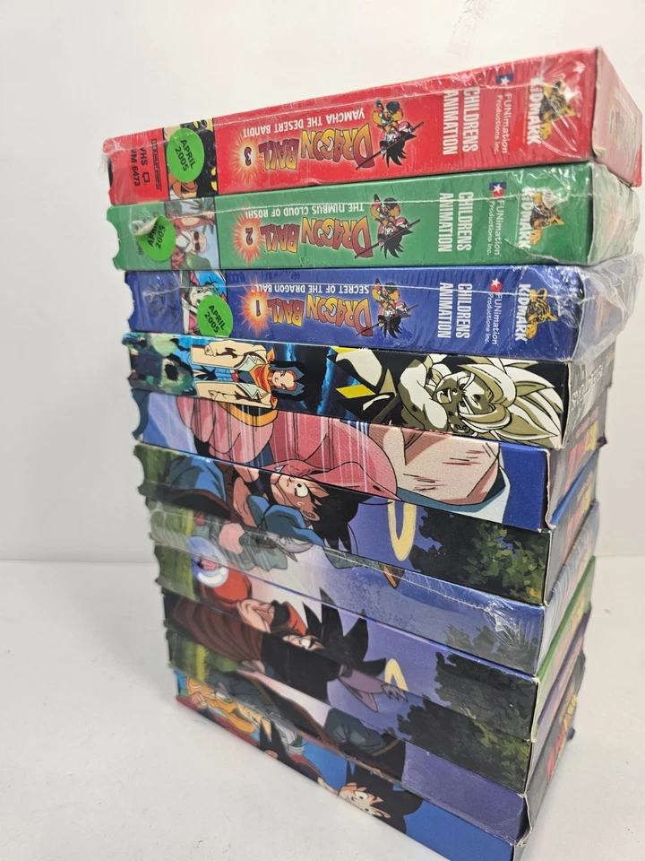 Dragon Ball 1-3 Mixed GT VHS Tape Lot of 11 Funimation Anime Maijin Buu DBZ - Image 4 of 4