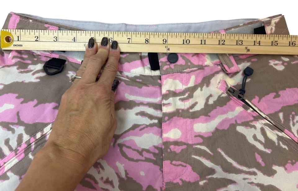 Turbine Performance Boardwear Snowboarding Pants Women's S Pink Khaki Camo - Image 4 of 4