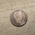 1897 S Barber Silver Quarter 25C - Barber Quarter - Key Date QA