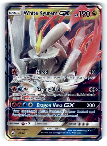 Dragon Majesty #48/70 White Kyurem GX
